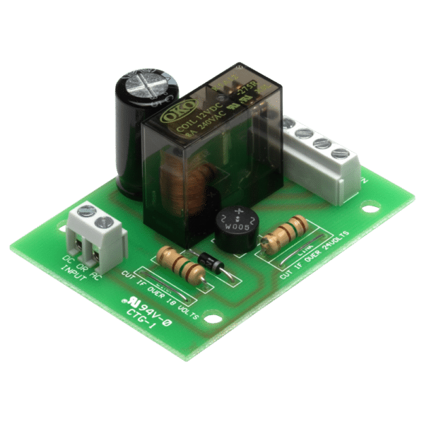 ASEC 12V/24V AC/DC Double Pole Change Over Relay