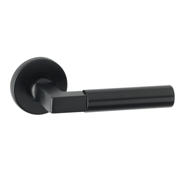 ASEC URBAN San Diego Lever On Round Rose Door Furniture Ebony