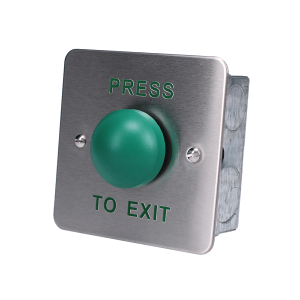 ASEC Press To Exit Green Dome Button