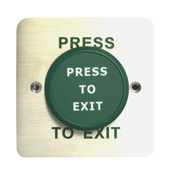 ASEC Large Green Press To Exit Dome Button