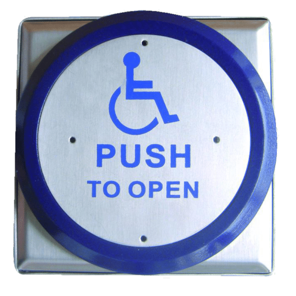 ASEC All Active Large Surface Push Plate DDA Exit Button