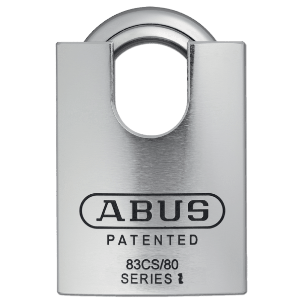 ABUS 83CS/80 Series CEN6 Steel Closed Shackle Padlock Without Cylinder