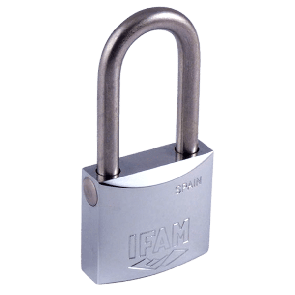 IFAM Inox 50mm Long Shackle Marine Padlock