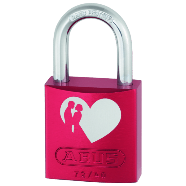 ABUS 72/40 Red Love Locks Padlocks