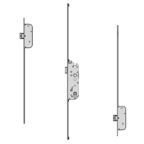 GU Secury Auto Panic E U-Rail Multipoint - 2 Deadlocks