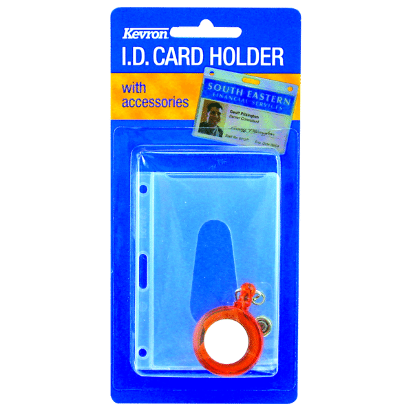 KEVRON ID1013 RE Clear Card Holder & Reel Pack