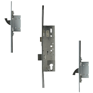 FULLEX Crimebeater 220 Pro Lever Operated Latch & Deadbolt Split Spindle 20mm Radius - 2 Hook