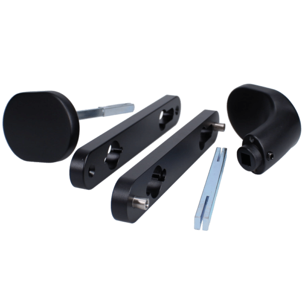 LOCINOX 3006PAD Gate Handle Set With Fixed And/Or Rotating Function