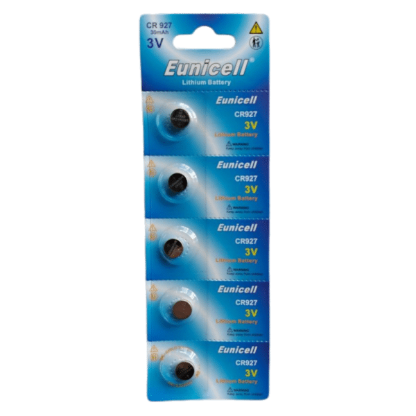EUNICELL 3V CR927 Button Cell Battery (5 PER CARD)