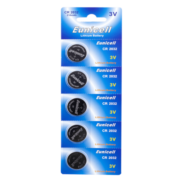 EUNICELL 3V CR2032 Button Cell Battery (5 PER CARD)