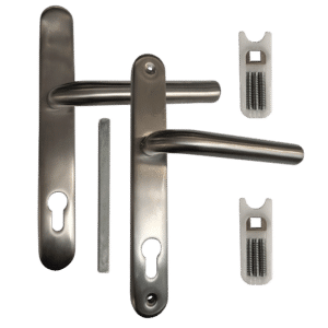 ASEC 92 Lever/Lever UPVC Furniture - 242mm Backplate