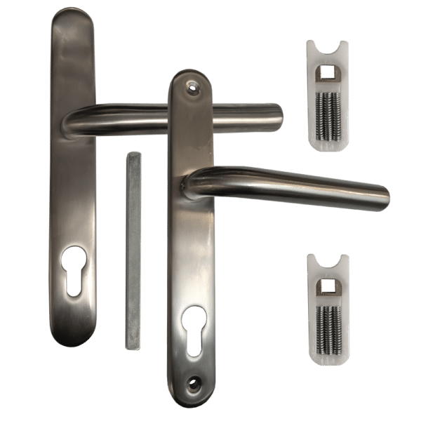 ASEC 92 Lever/Lever UPVC Furniture - 242mm Backplate