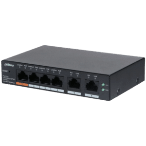 DAHUA Network Switch 6 Ports (4 x PoE) Cloud Management Via Dolynk CS4006-4ET-60