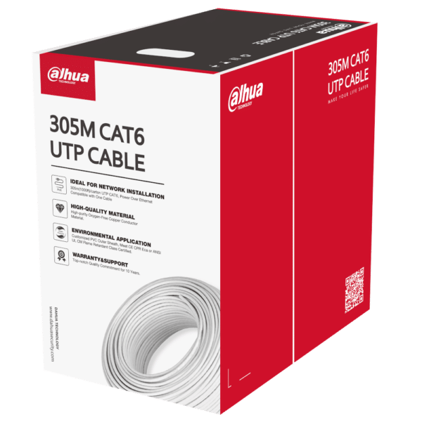 DAHUA UTP CAT6 Network Cable 305 Metre Box PFM923I-6UN-C