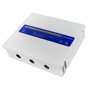 HAYDON MARKETING CCTV Boxed Power Supply Multi Way Flexible Up To 16 Way 12VDC Max Output 10Amp
