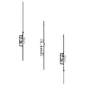 MILLENCO Mantis 3 Lever Operated Latch & Deadbolt 92/62 Twin Spindle 2 Hook 2 Anti Lift Bolts & 2 Rollers