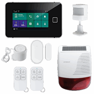 AMALOCK ALM5100 Smart Wi-Fi Alarm Kit With Fingerprint Sensor & External Sounder