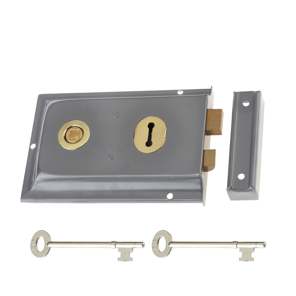 YALE 334 2 Lever Double Handed Rimlock