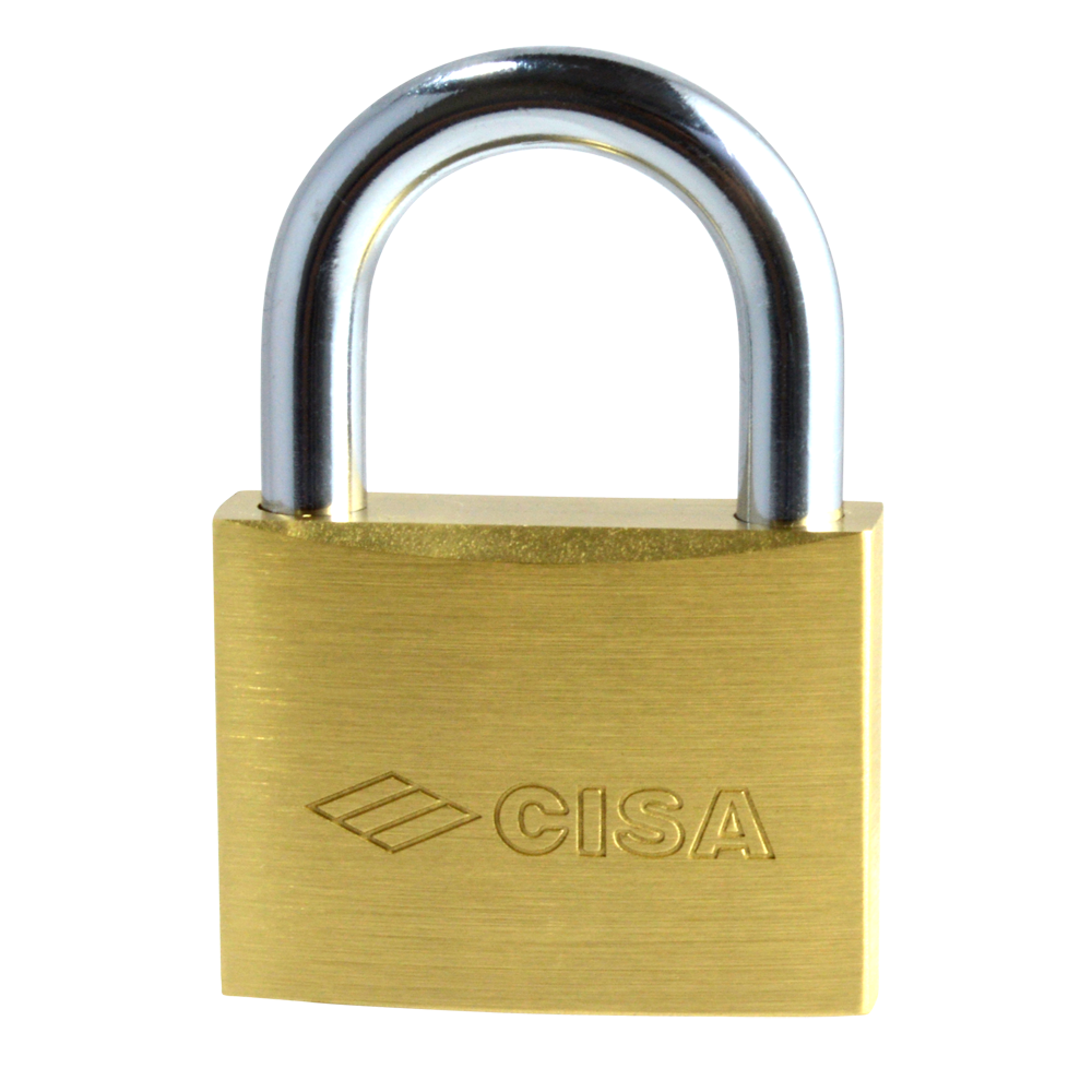 CISA 22010 MK Open Shackle Brass Padlock