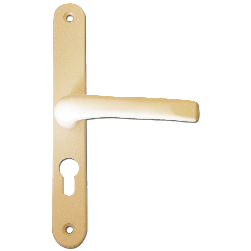 ASEC 70 Lever/Lever UPVC Furniture - 270mm Backplate