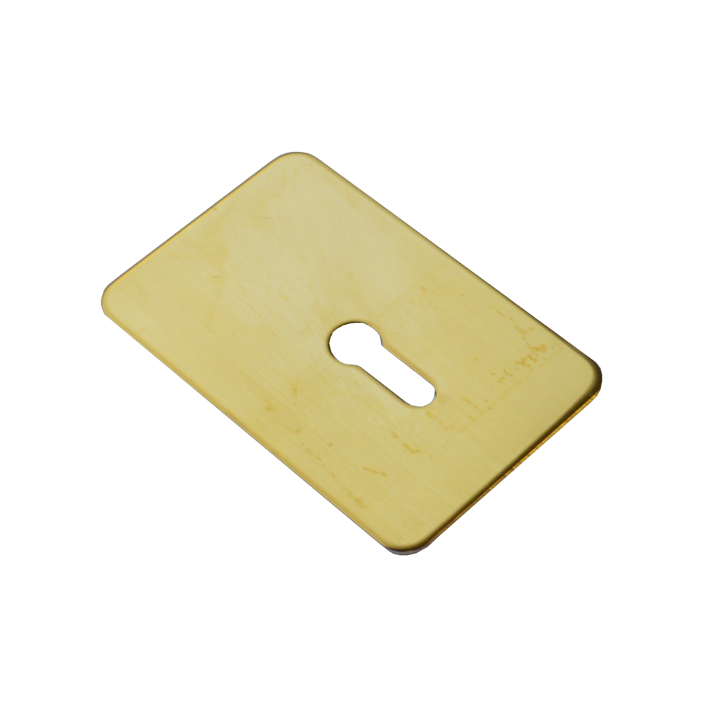 ASEC Self Adhesive 45mm x 70mm UK Mortice Escutcheon