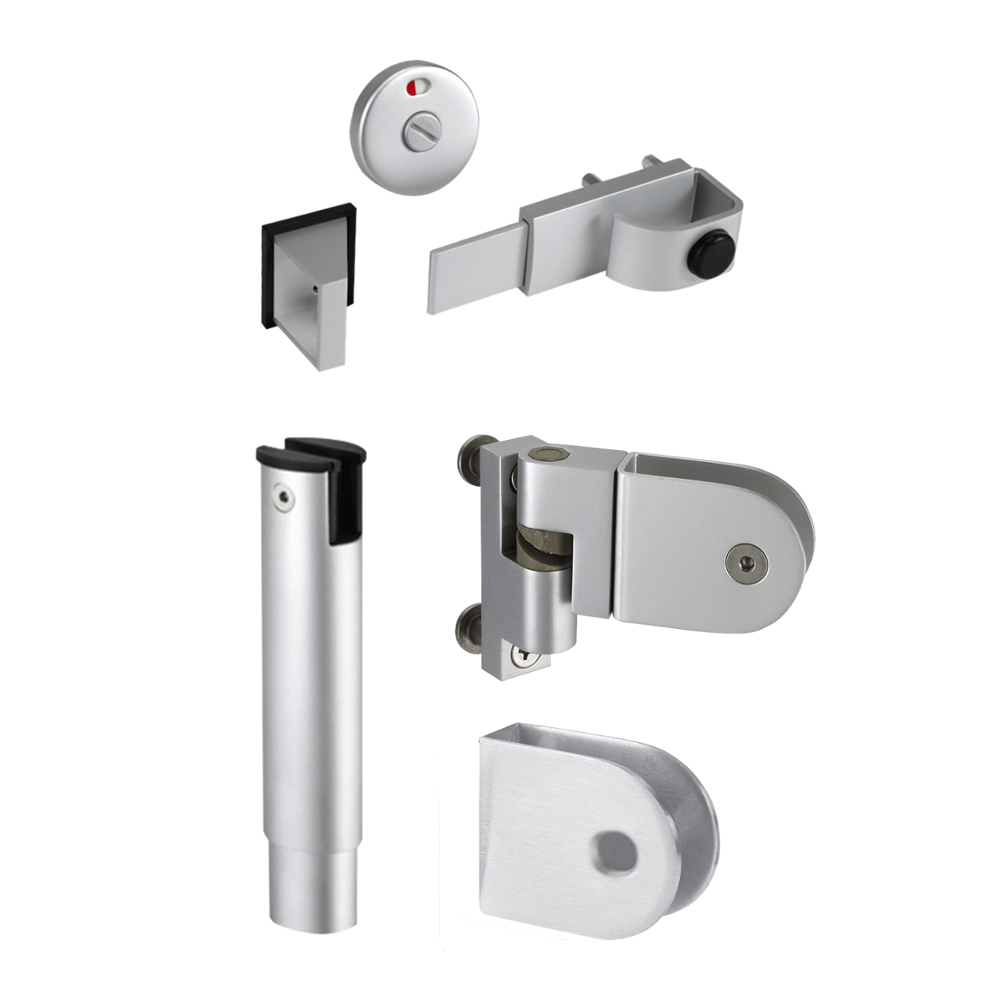 ASEC Aluminium 4-Part Cubicle Kit