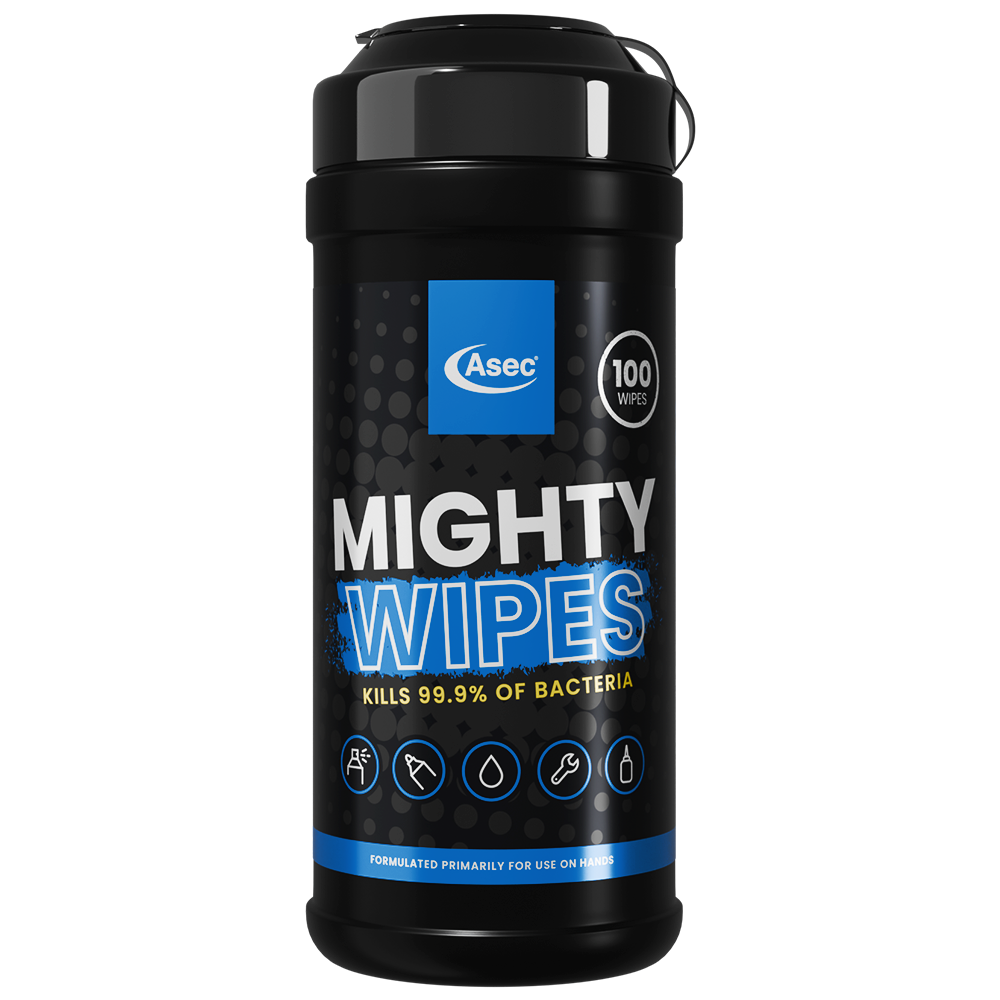 ASEC Mighty Antiseptic Wipes - Heavy Duty Hand & Surface Wipes