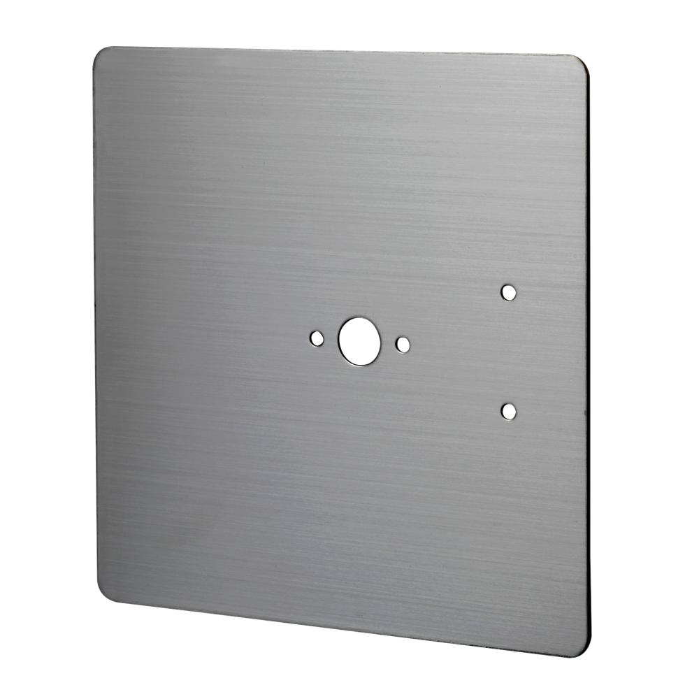 ASEC Stainless Steel Cubicle retro-fit plate to cover fixing holes