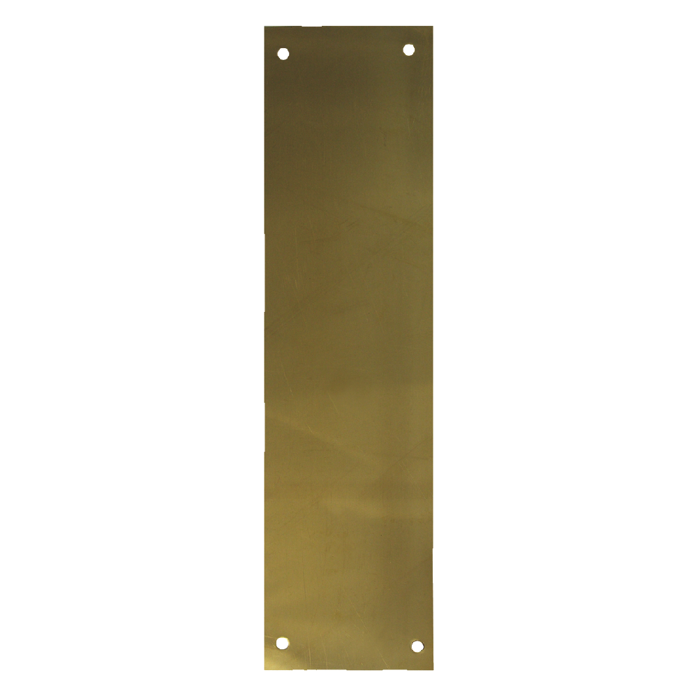 ASEC 75mm Wide Polished Brass Finger Plate
