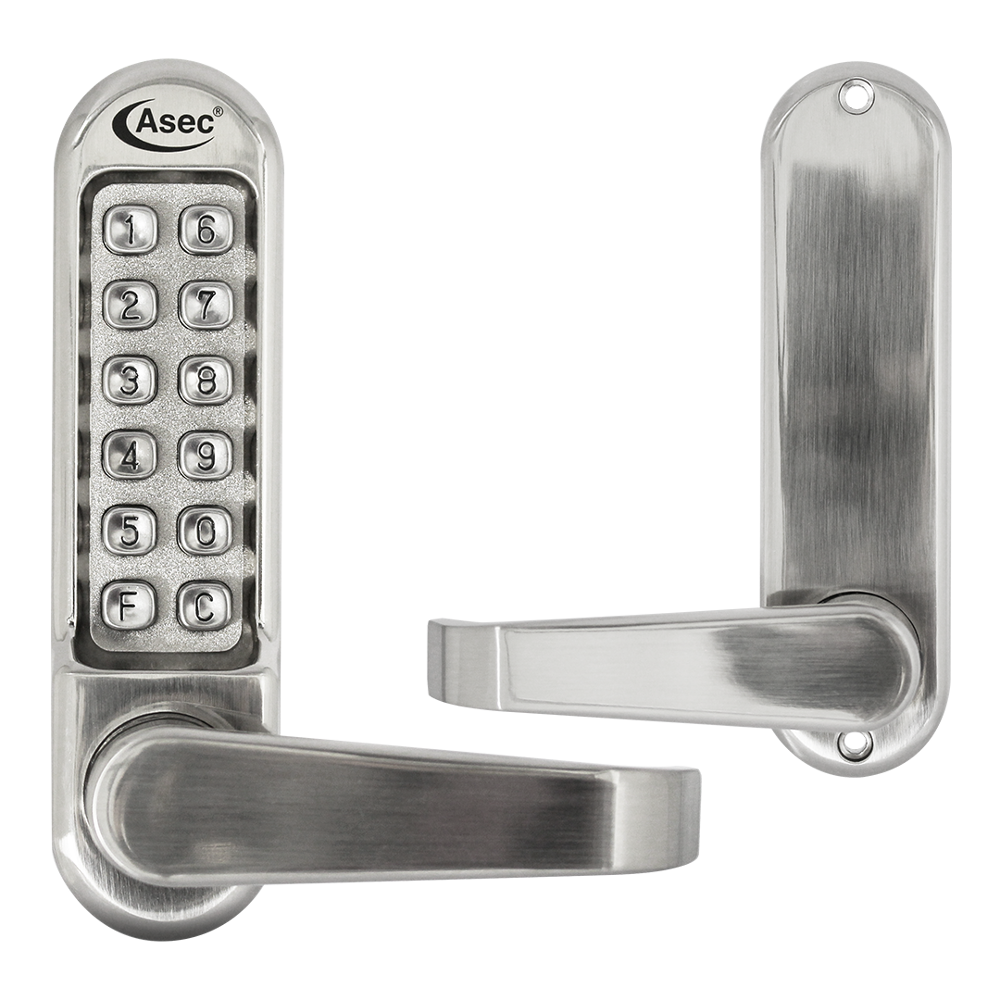 ASEC AS4300 Series Lever Operated Digital Lock No Latch