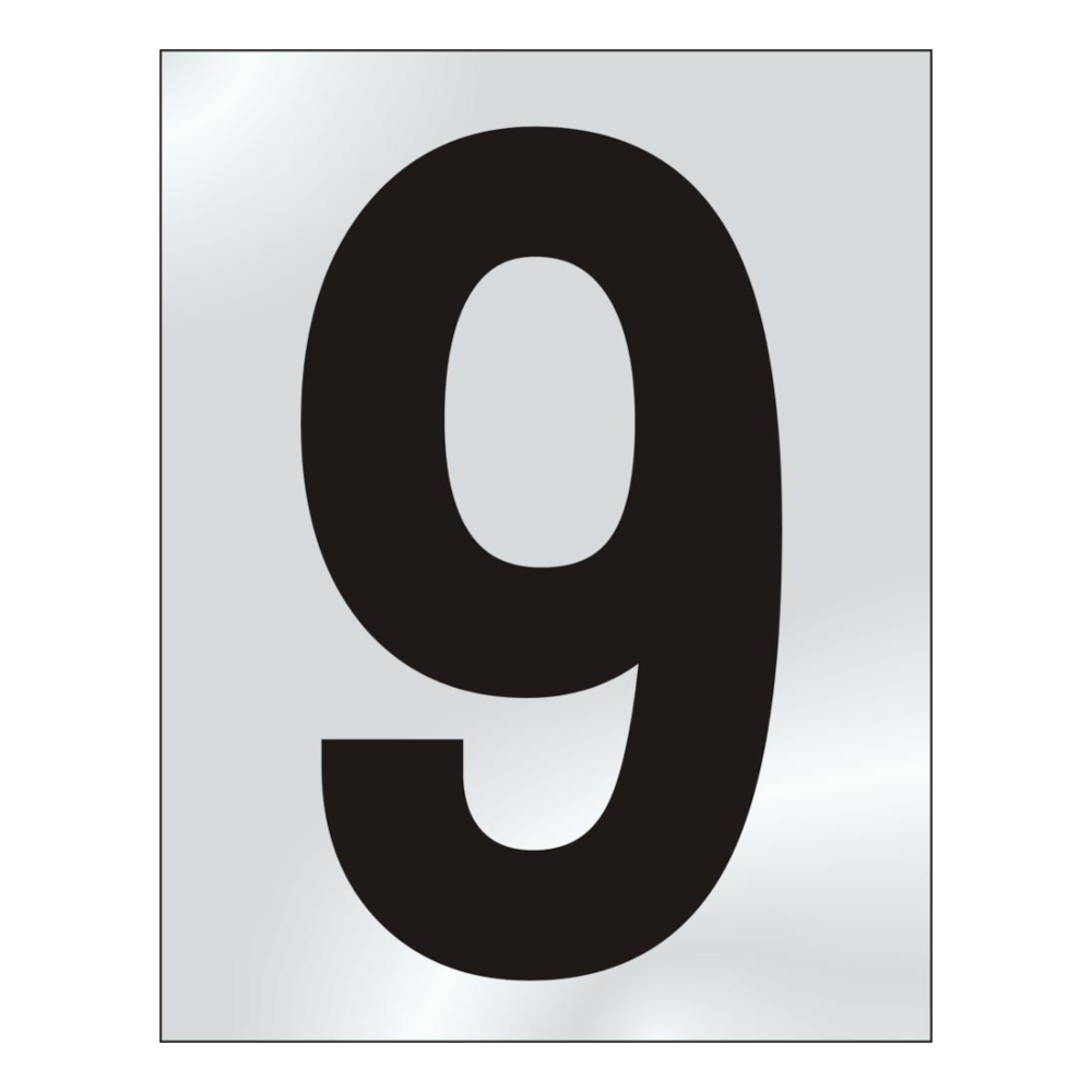 ASEC 75mm Chrome Letters & Numerals