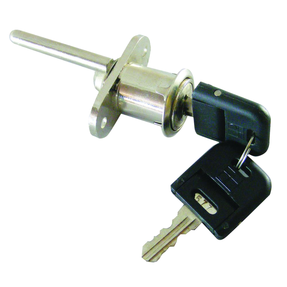 ASEC Twin Flange Fix Furniture Pedestal Lock