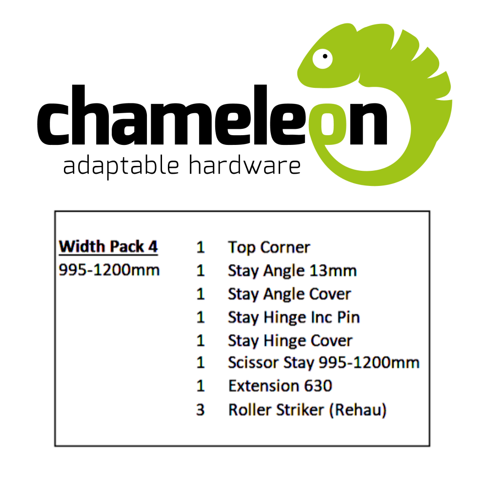 CHAMELEON 13mm Axis Tilt Before Turn Face Fit Width Pack