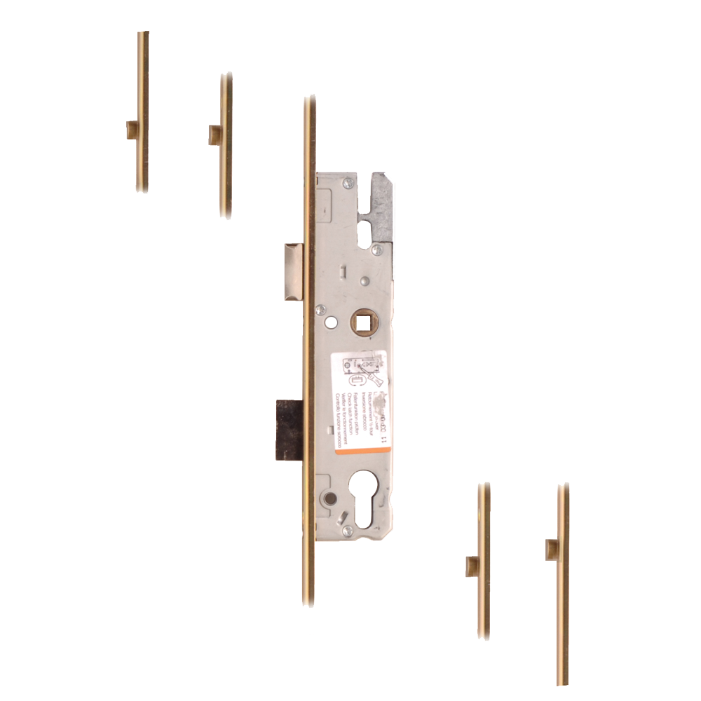 KFV Lever Operated Latch & Deadbolt - 4 Roller