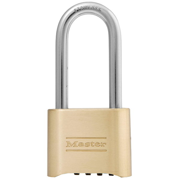 MASTER LOCK 175 Brass Open Shackle Combination Padlock