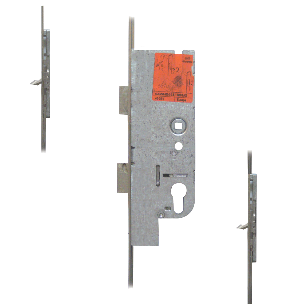 FERCO Tripact Lever Operated Latch & Deadbolt 20mm Faceplate - 2 Small Hook