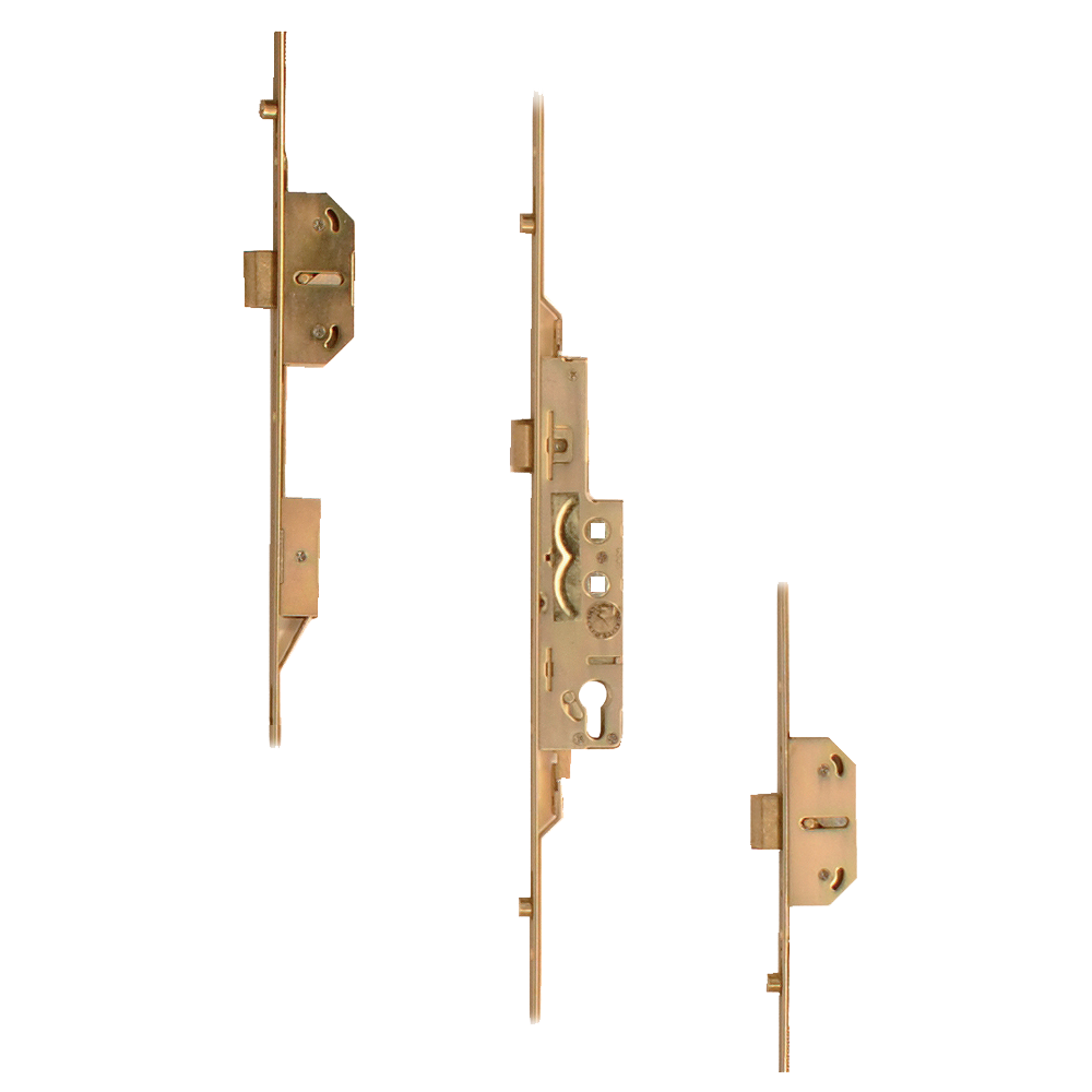 AVOCET Lever Operated Latch & Deadbolt Twin Spindle - 2 Dead Bolt 4 Roller