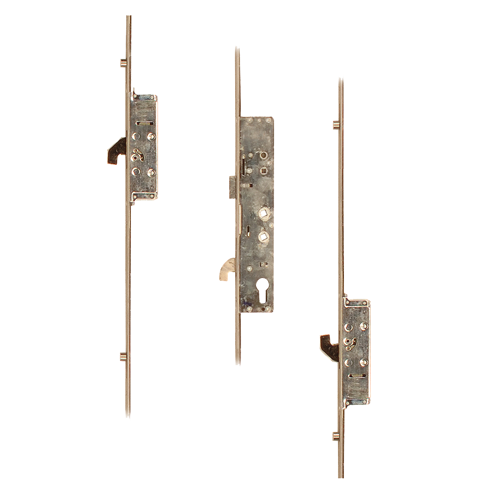 SAFEWARE Lever Operated Latch & Hookbolt Twin Spindle - 2 Hook 4 Roller