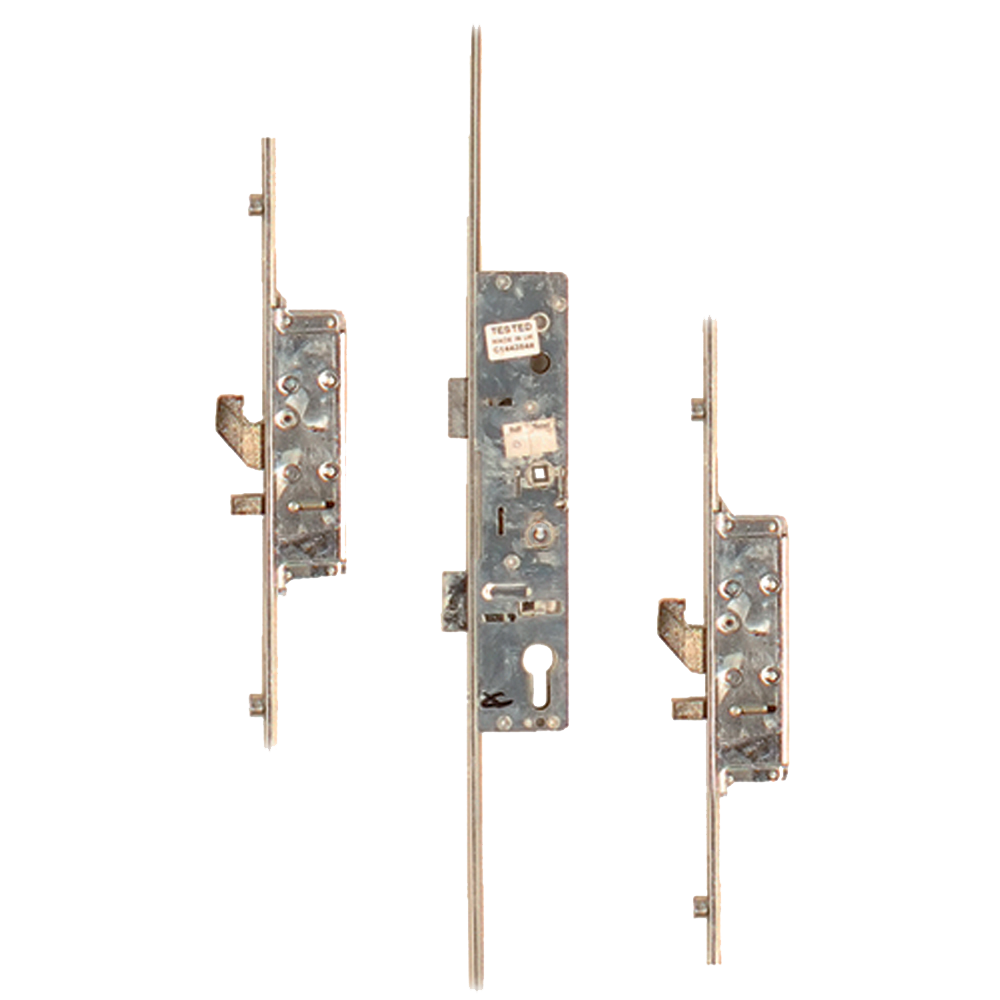 LOCKMASTER Lever Operated Latch & Deadbolt - 2 Hook 2 Anti-Lift 4 Roller