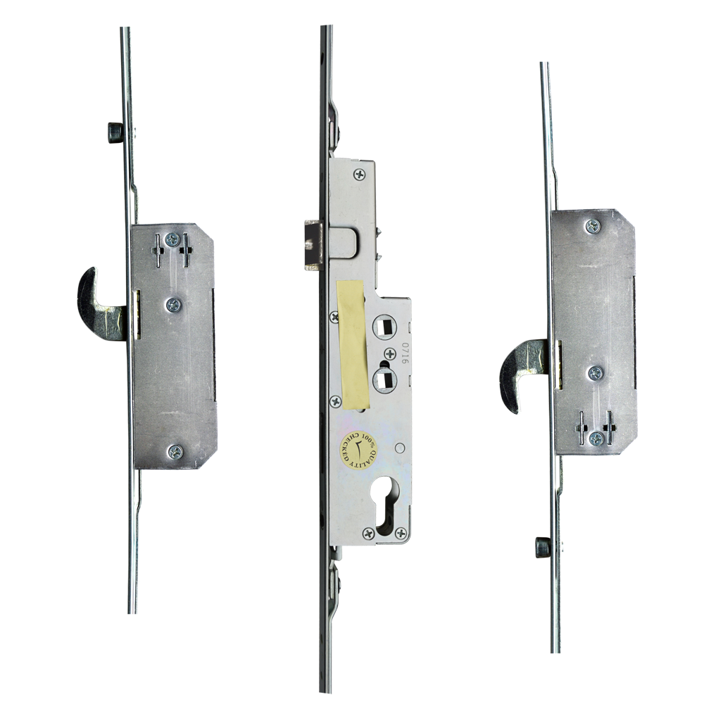 AVOCET Lever Operated Latch & Deadbolt Twin Spindle - 2 Hook 2 Roller