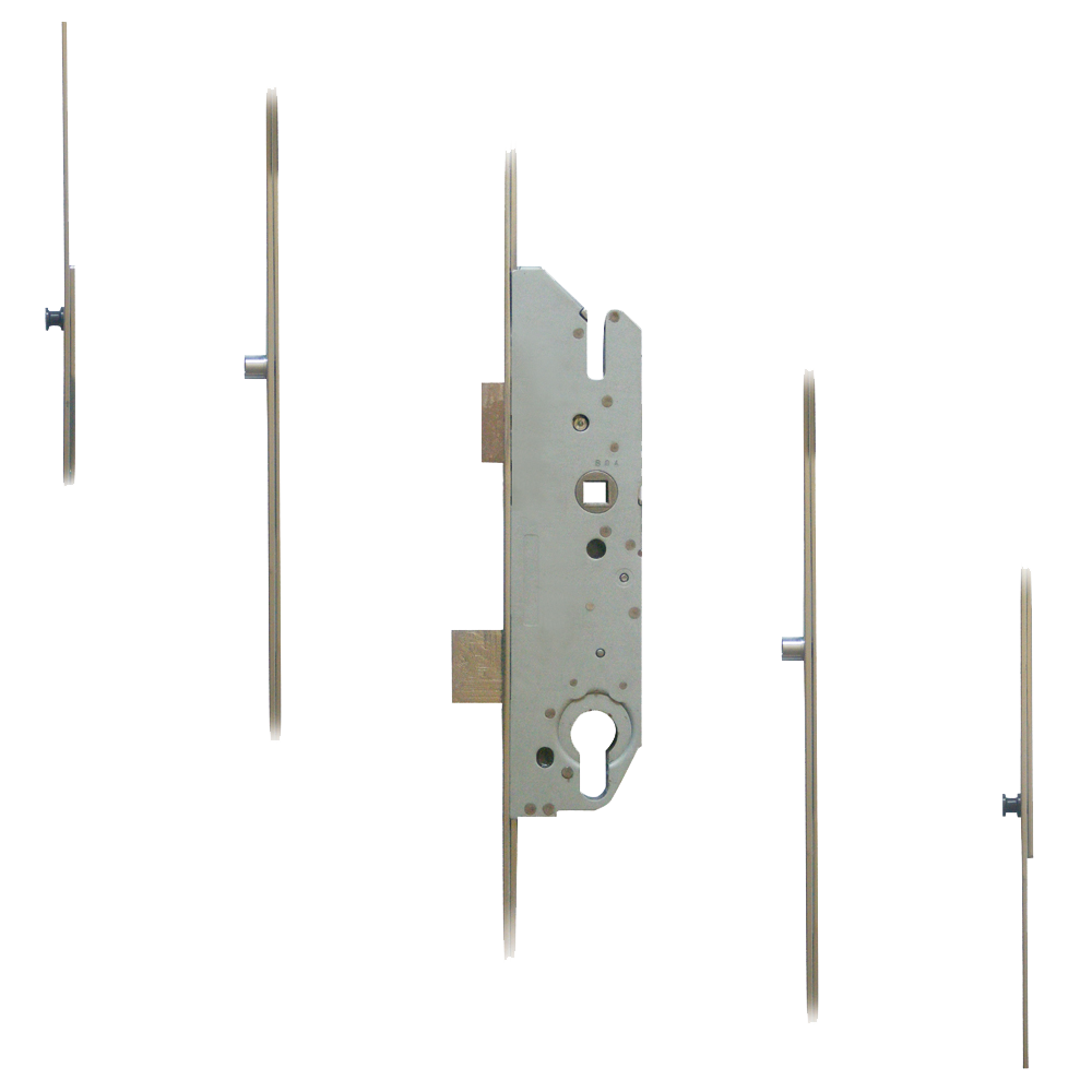 FUHR 855 Type 2 Key Wind Latch & Deadbolt - 2 Roller & 2 Mushrooms