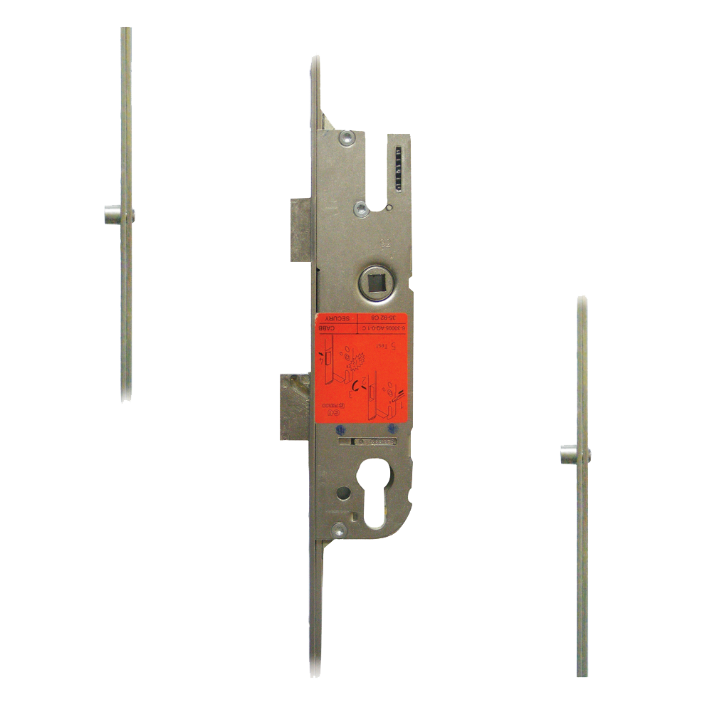 GU Secury Lever Operated Latch & Deadbolt Attachment For Shootbolts - 2 Roller