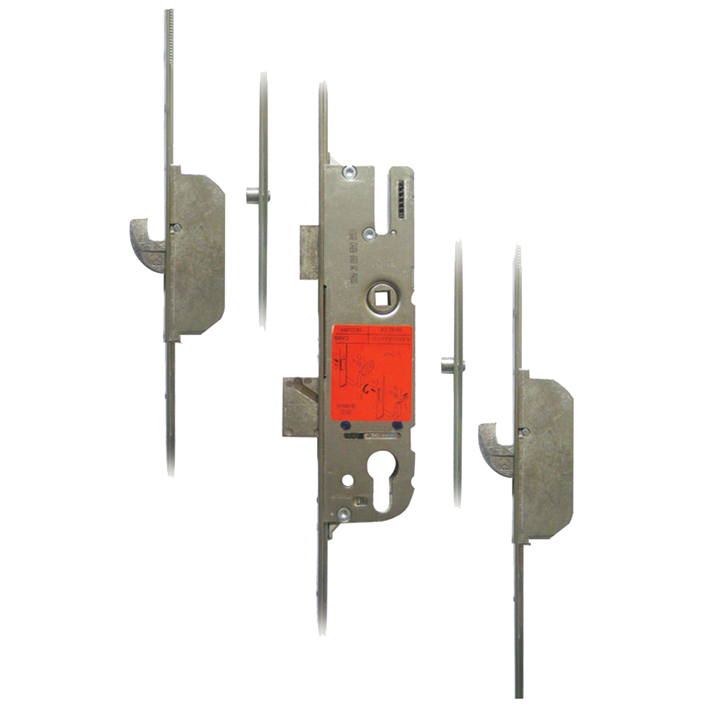 GU Europa Inboard Lever Operated Latch & Deadbolt Single Spindle - 2 Hook & 2 Roller