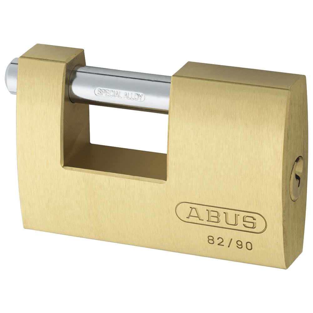 ABUS 82 Series Brass Sliding Shackle Shutter Padlock