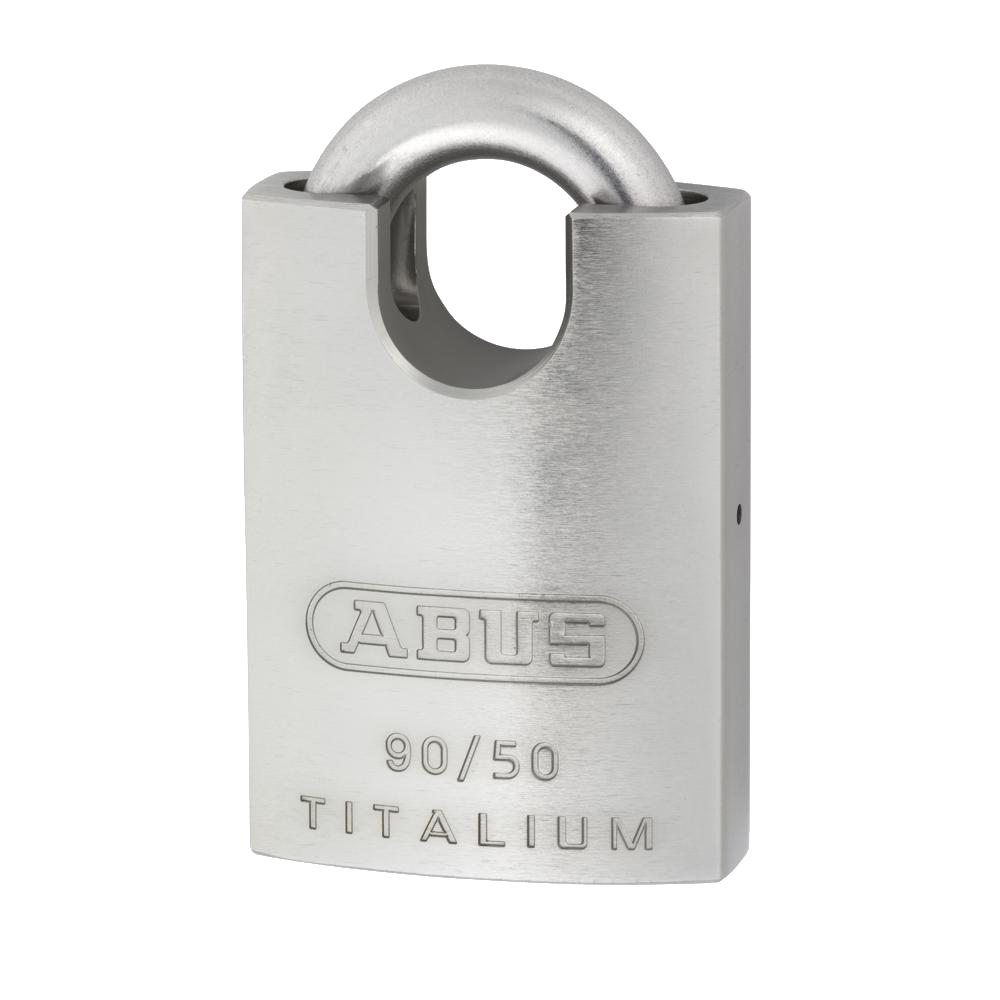 ABUS 90 Series Titalium Stainless Steel Re-Keyable Closed Shackle Padlock