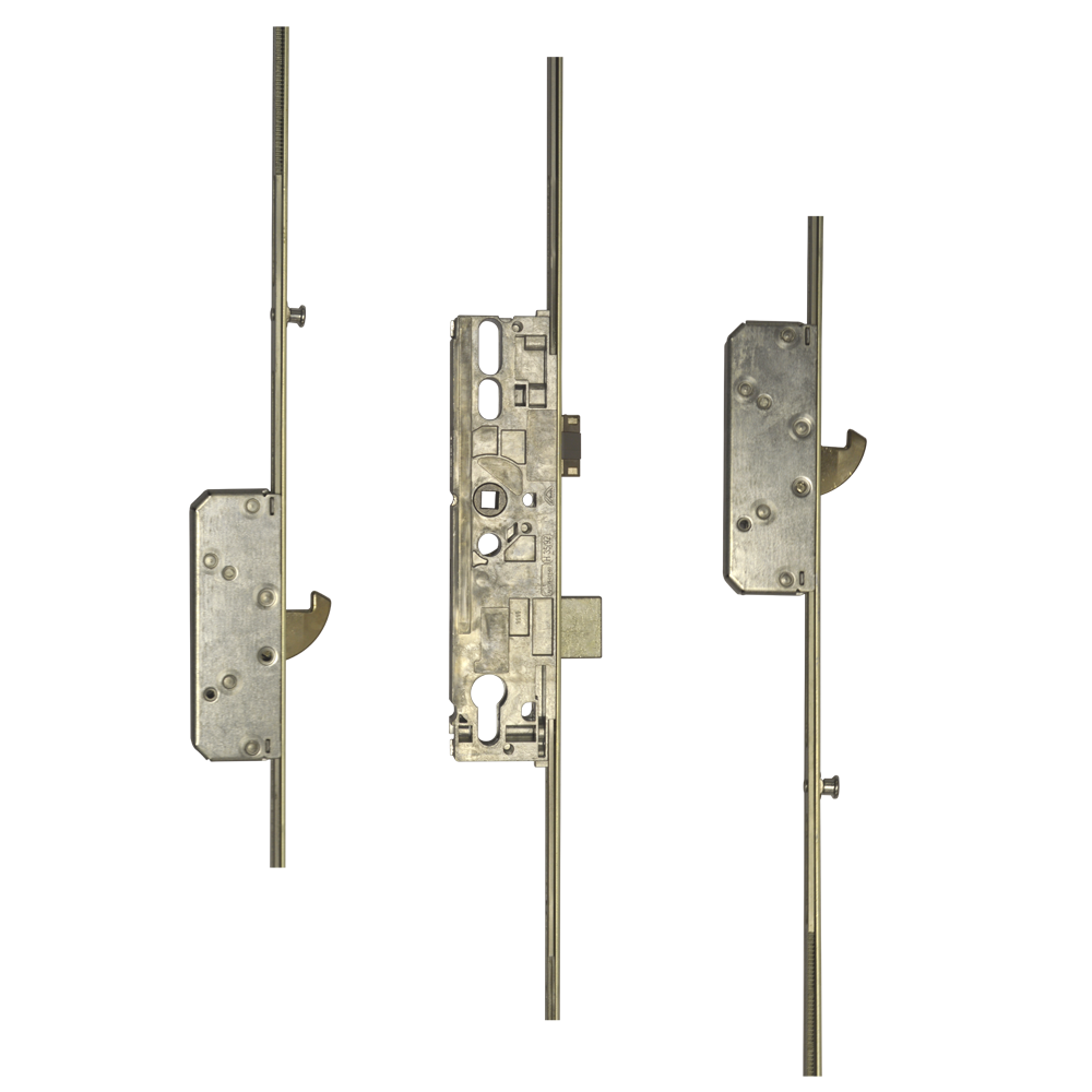 ROTO H600 3RDL2201 Latch & Deadbolt Single Spindle - 2 Hook 2 (V Cam) Mushrooms