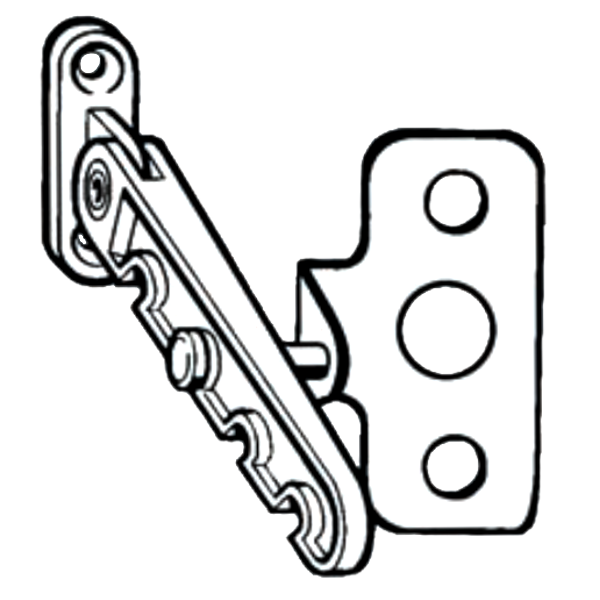 ROTO 5ROT0086 Tilting Window Restrictor & Plate