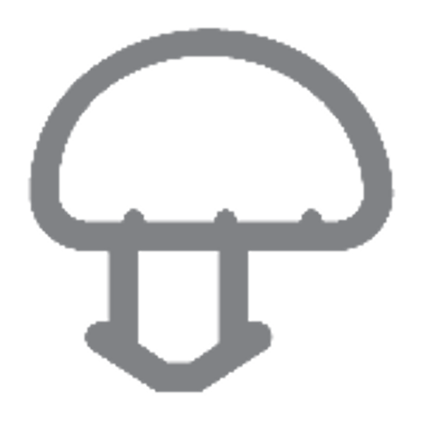 REDDIPLEX TPR 5.7mm Bubble Seal Gasket To Suit UPVC Doors & Windows