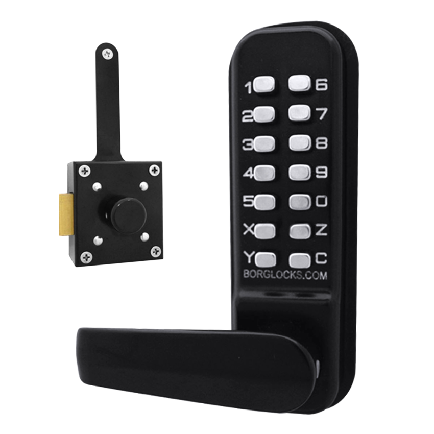 BORG LOCKS BL4409 Wooden Gate Digital Lock With Slam Latch