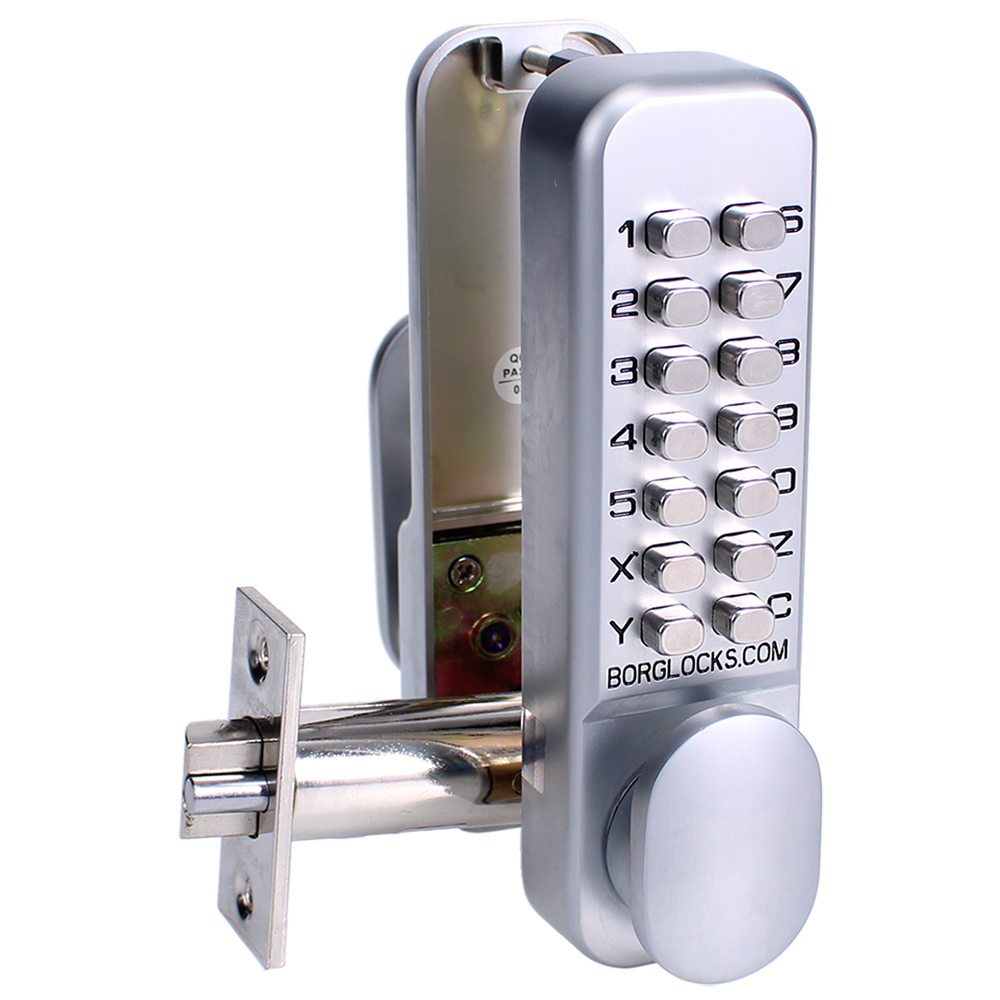 BORG LOCKS BL2201 Digital Lock With Optional Holdback Inside Handle And 60mm Latch